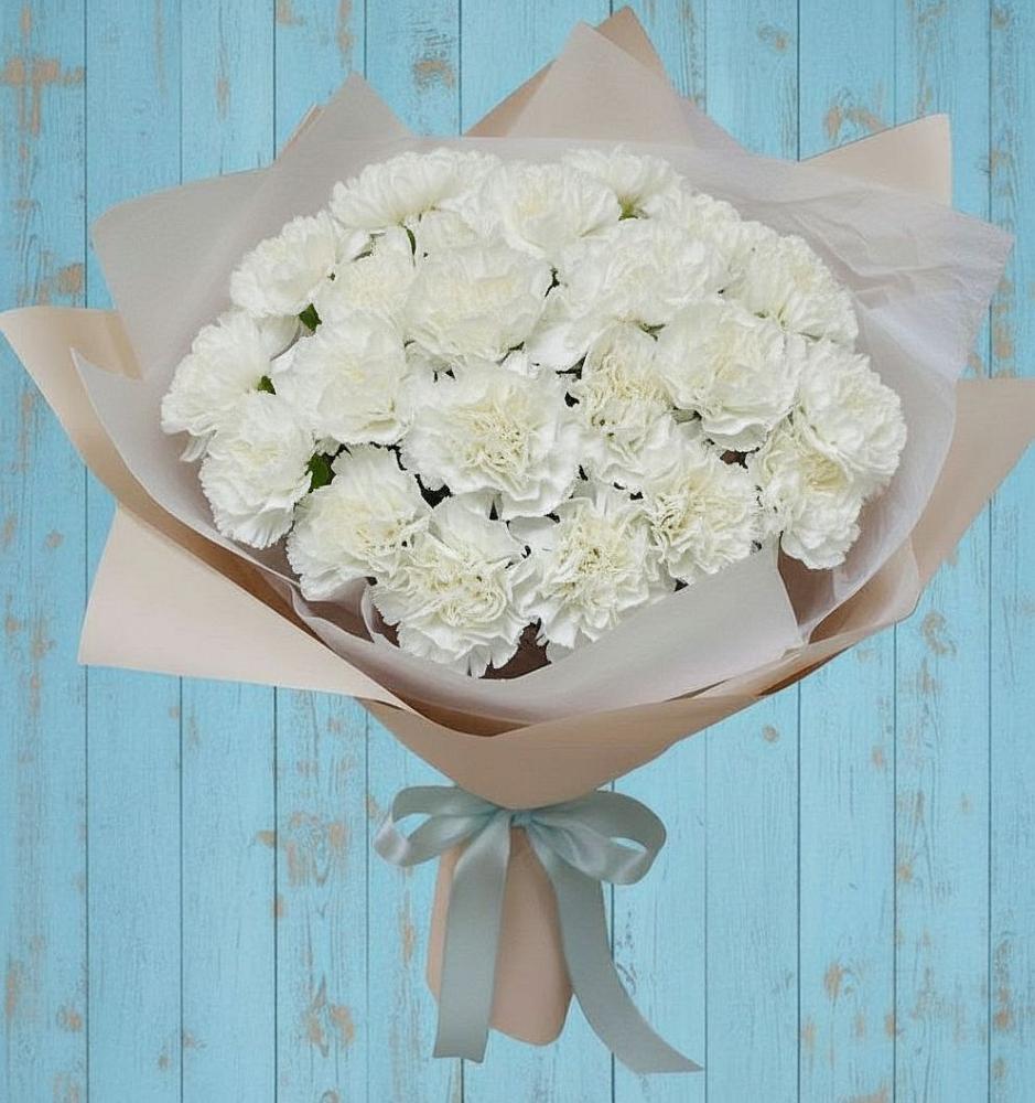 Букет цветов из: Гвоздики в Чамлыкской