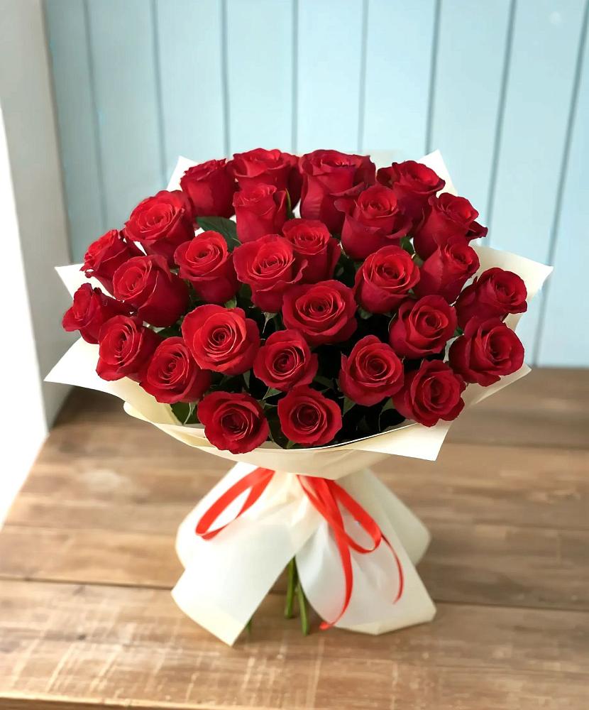 Букет 29 Красных роз в Чамлыкской