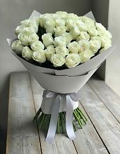 Букет 35 Белых роз в Чамлыкской