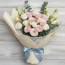 Букет цветов из:  Лизиантусы #REPLACE_PRED# Чамлыкской