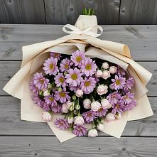 Букет цветов из:  Розы и Хризантемы #REPLACE_PRED# Чамлыкской