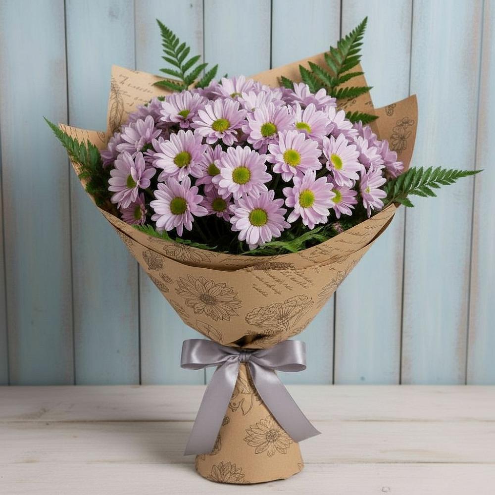 Букет цветов из: Хризантемы в Чамлыкской