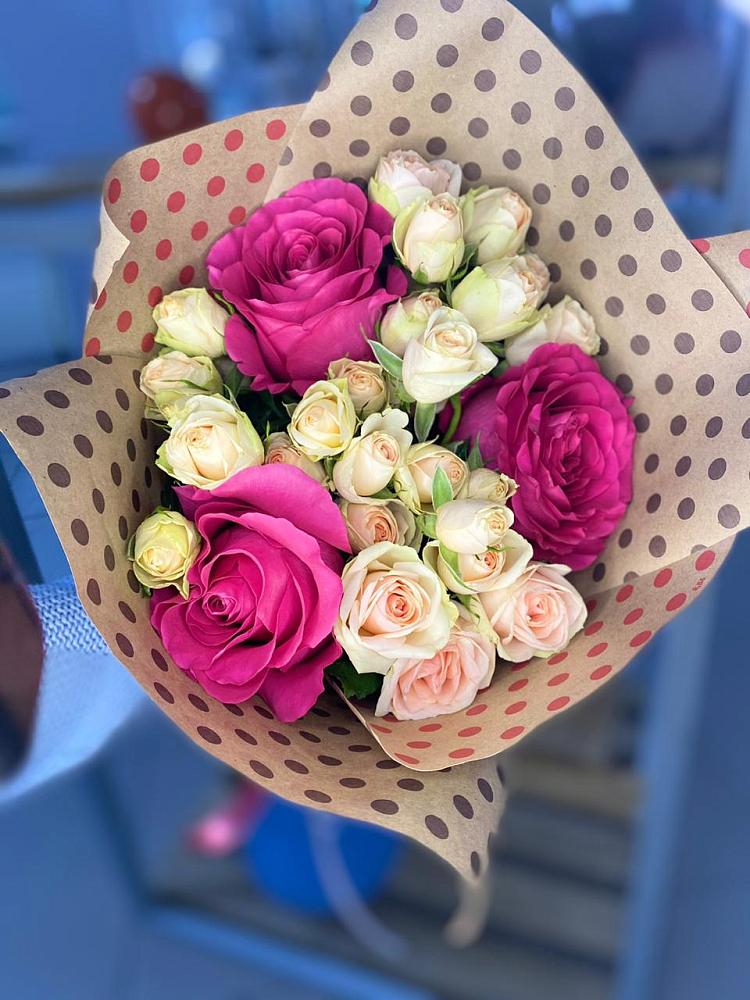 Букет цветов из: Розы в Чамлыкской