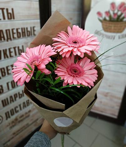 Букет цветов из: Герберы в Чамлыкской