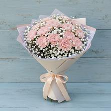 Букет цветов из:  Гвоздики в Чамлыкской