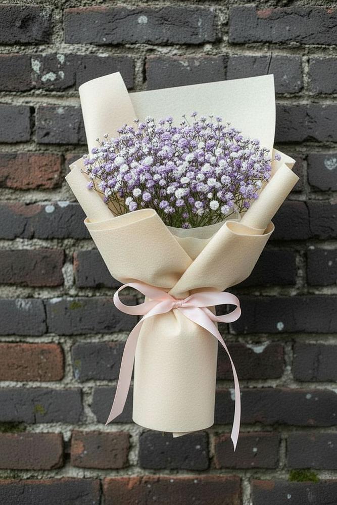 Букет цветов из: Гипсофила в Чамлыкской