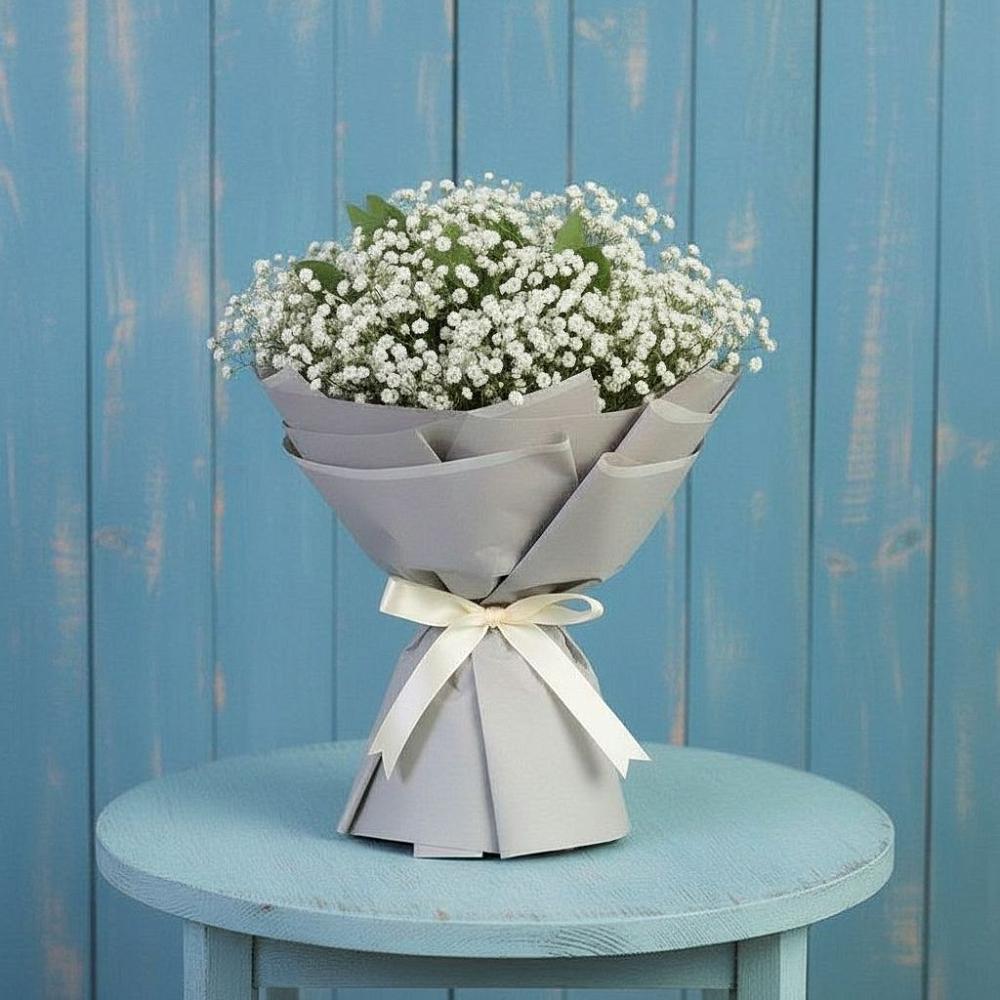 Букет цветов из: Гипсофила в Чамлыкской