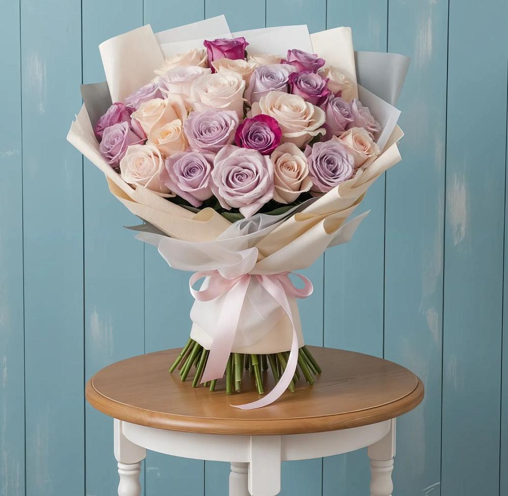 Букет цветов из: Розы в Чамлыкской