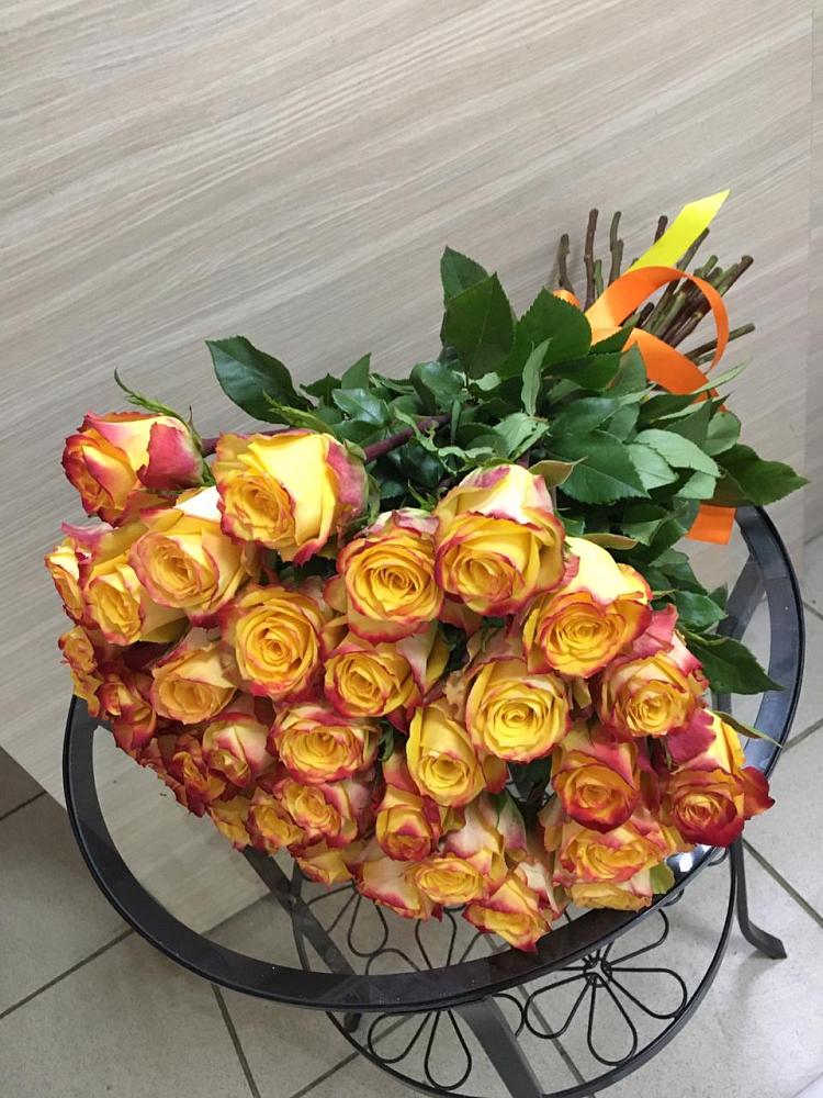 Букет Желтые розы в Чамлыкской