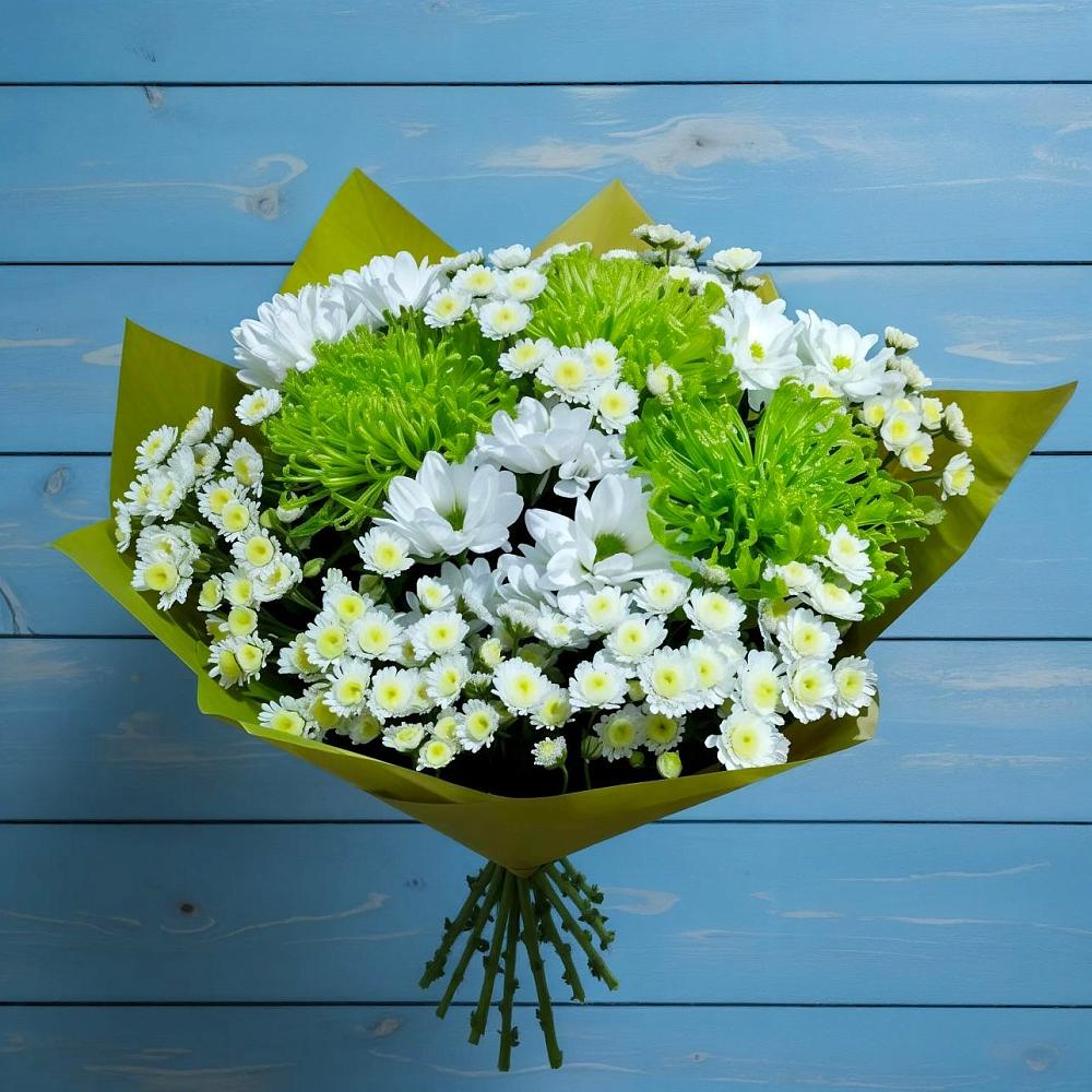 Букет цветов из: Хризантемы в Чамлыкской