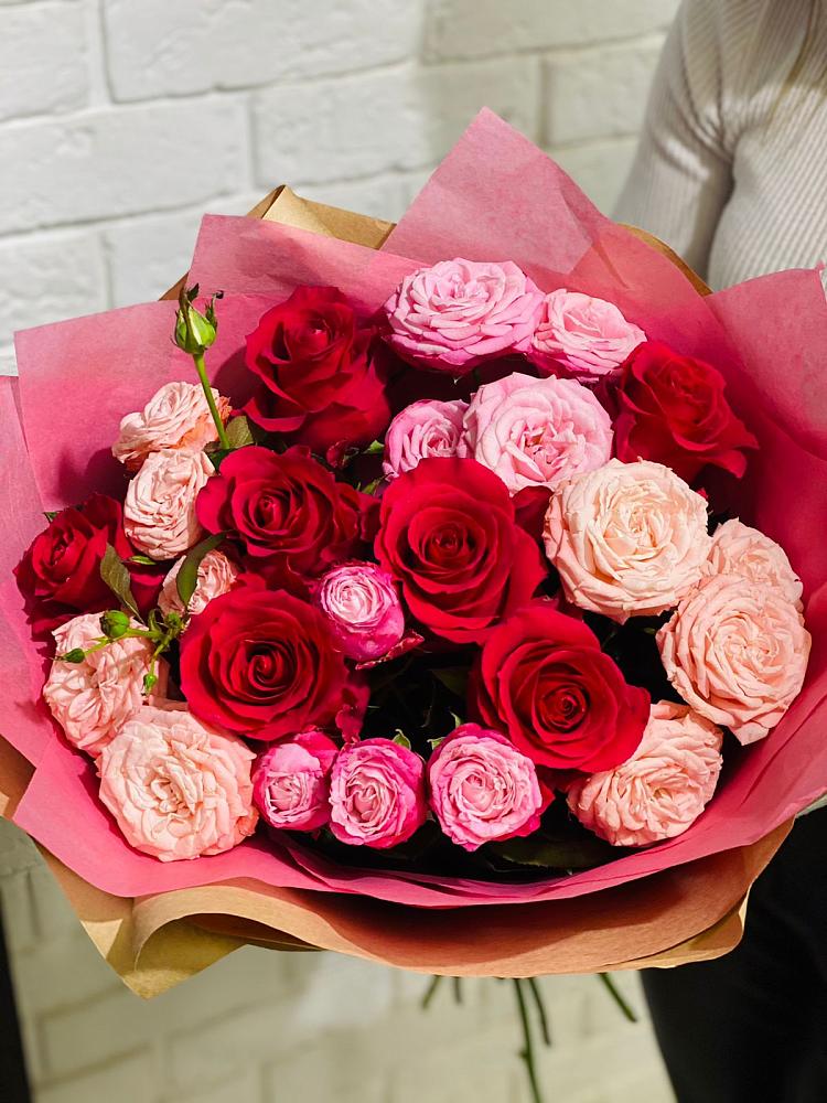 Букет цветов из: Розы в Чамлыкской