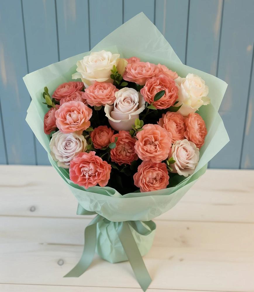 Букет цветов из: Розы в Чамлыкской