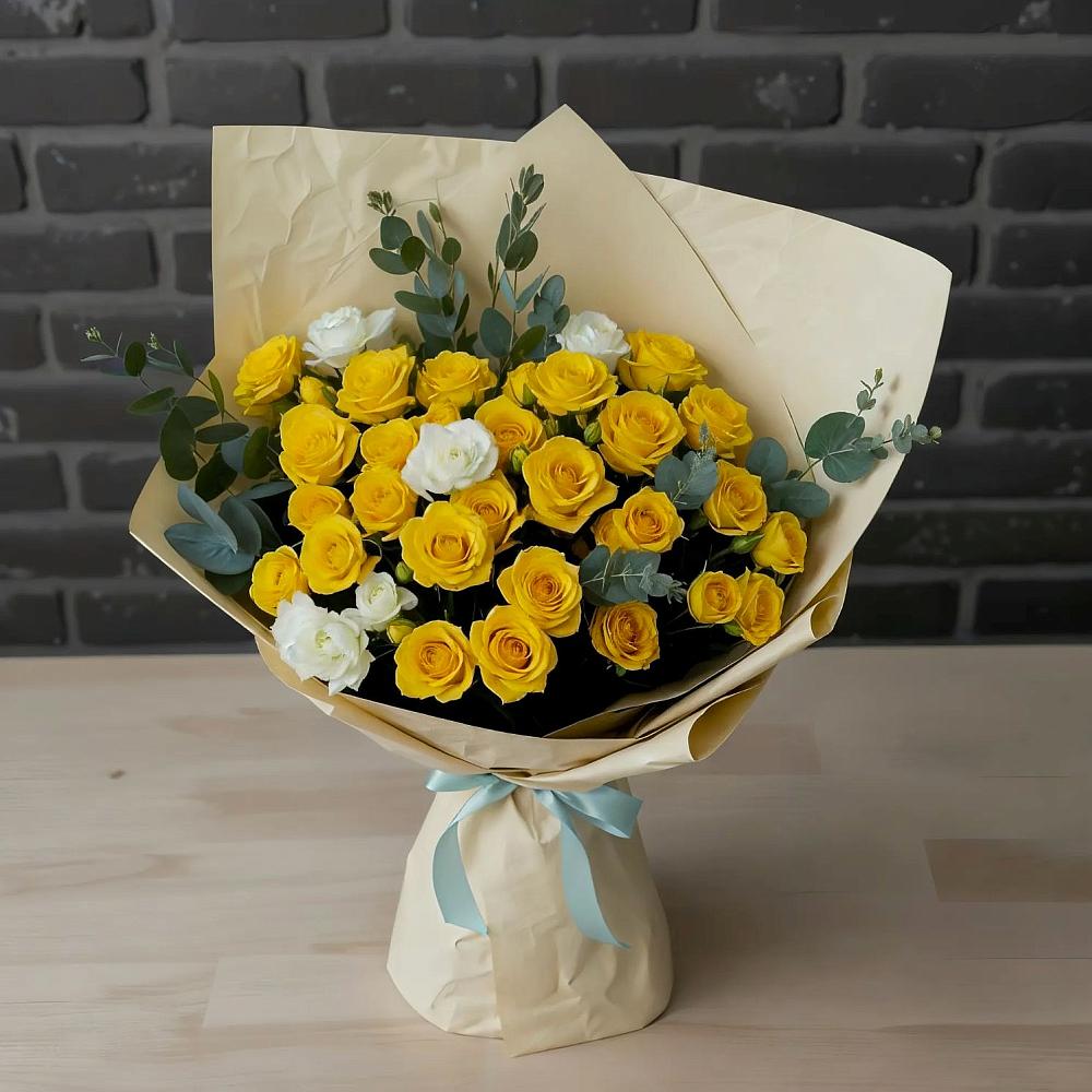 Букет цветов из: Розы в Чамлыкской