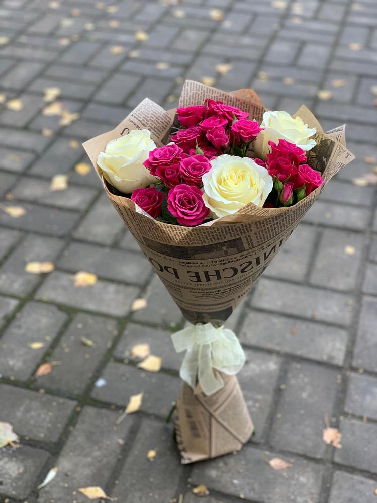 Букет цветов из: Розы в Чамлыкской