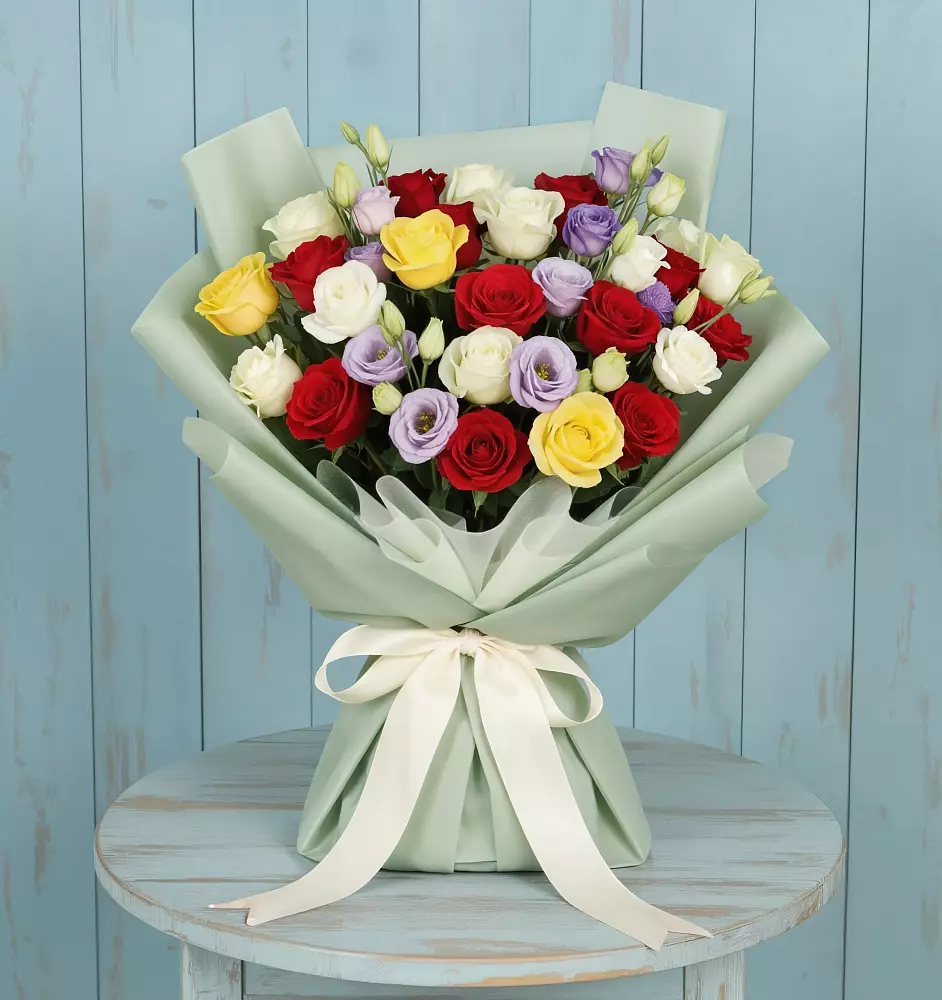 Букет цветов из: Розы в Чамлыкской