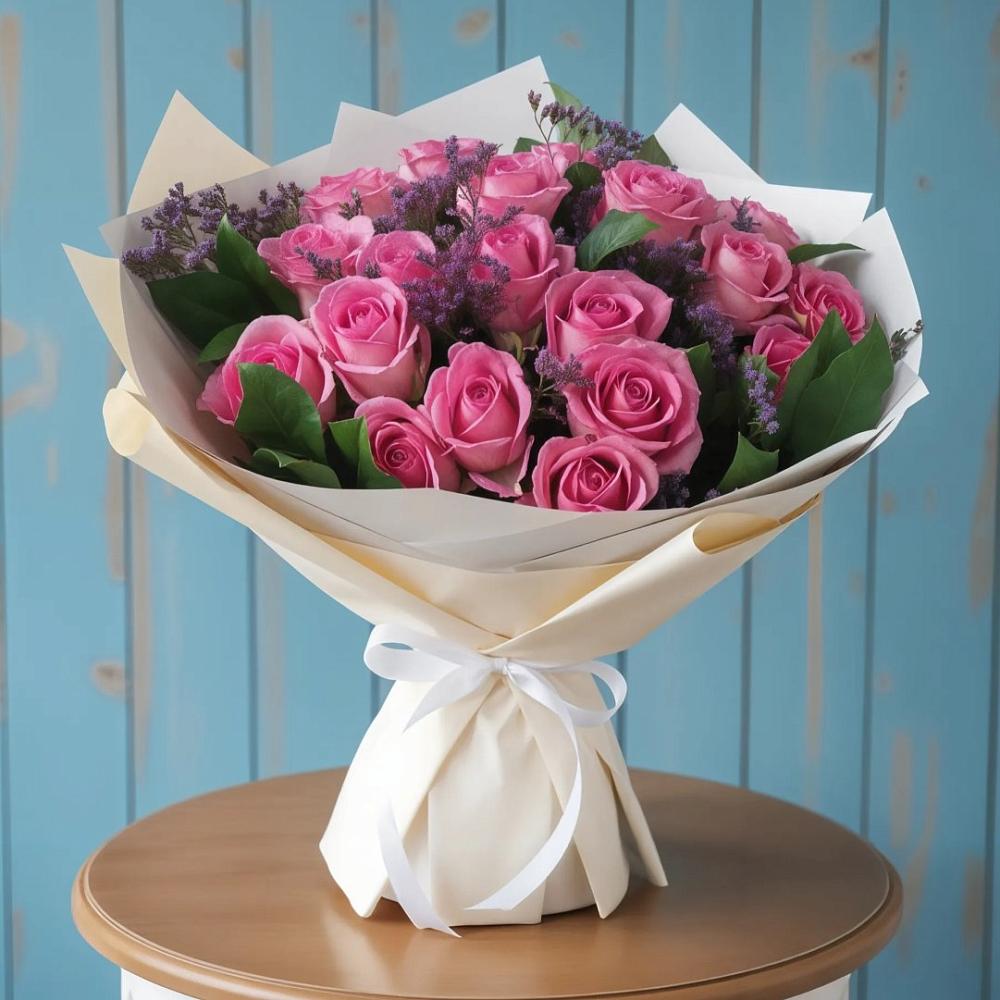 Букет цветов из: Розы в Чамлыкской